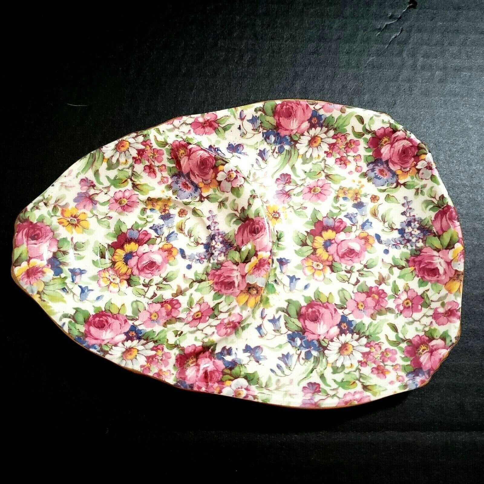 Royal Winton Summertime Chintz teacup petit four plate Etsy