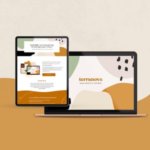 Squarespace Sales Page for Coaches, Consultants, Long-Form Sales Page, Course Website Page, Colorful Website Design