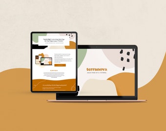 Squarespace Sales Page Template: Long-Form Course Website Design