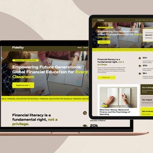Squarespace Template für Non-Profits, Modernes Website Design, Squarespace Template für Service-Based Businesses