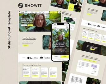 Stylish Showit Template for Service-Based Businesses, Experts, Consultants, Assistants, and Coaches