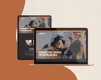 Studio89: Moody Squarespace Website Theme for Freelancers