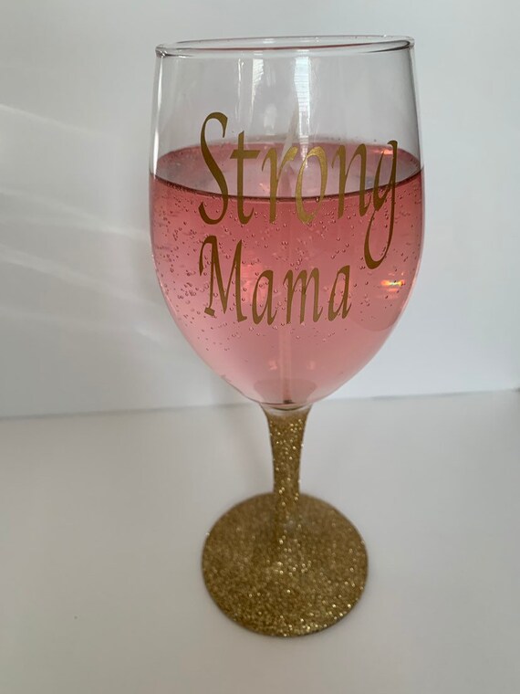 mama wine glass