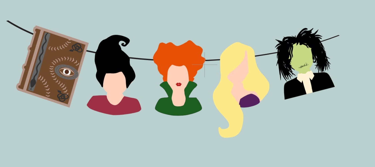 PRINTABLE Hocus Pocus Inspired Banner Etsy