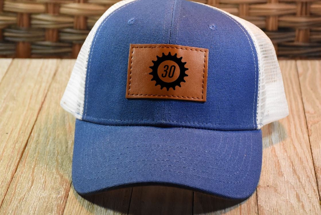 Custom Logo Leather Patch Hat Leather Personalized Hat for | Etsy