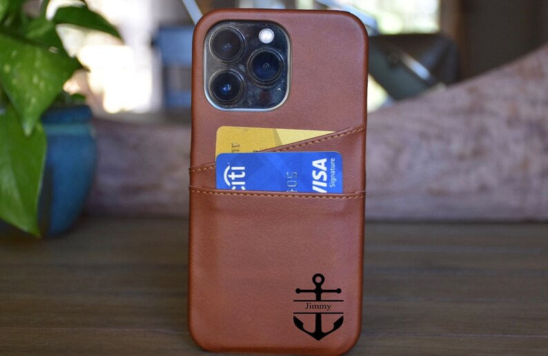 Iphone 13 Pro Max Leather Case Iphone 13 Mini Leather Wallet Etsy