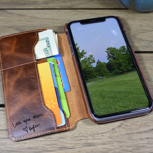 Iphone Wallet Leather Iphone Case Iphone 12 Pro Max Iphone Etsy