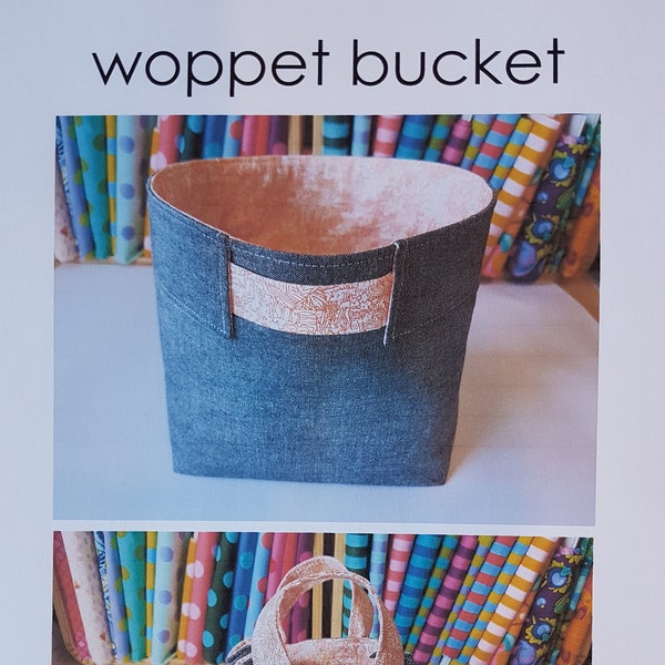 WOPPET BUCKET pdf pattern, diy, bag / bucket pattern, instant download, beginner friendly, project bucket / bag, gift bucket / bag