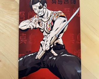 Yakuza Like a Dragon Majima Photo Card Ryu Ga Gotoku Postcard Gift For Boyfriend Gamer Mail Collectible Steam PC SEGA Majima Goro Mad Dog