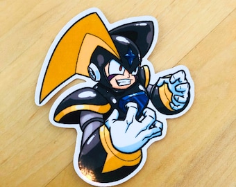 Character Bass Forte CAPCOM Inspired Gift For Gamer Megaman Fan Of HydroFlask Sticker For Boyfriend Present For Best Friend Notebook