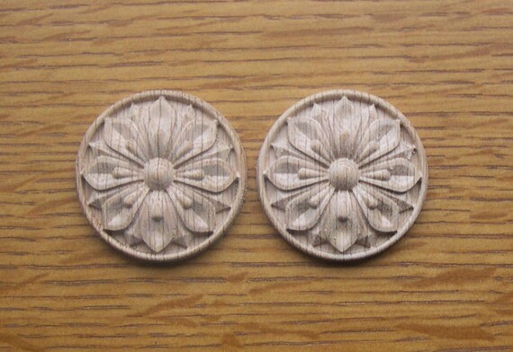 Satz Von 2 Geschnitzten Holz Wand Sockel Haus Wohnen Haus