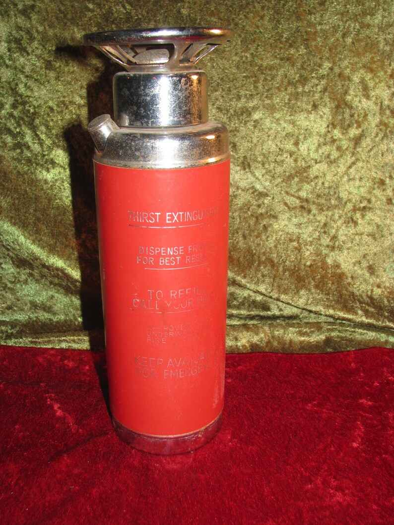 Vintage Musical Fire Extinguisher Liquor Decanter...japan Etsy