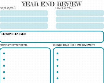 Year End Review