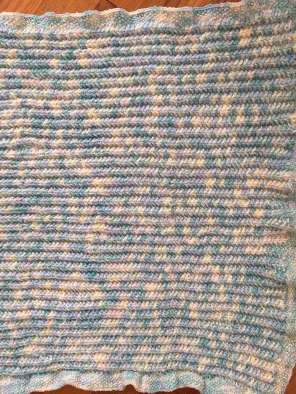 Beautiful Pastel Merino Wool Preemie Blanket 17x21 Etsy
