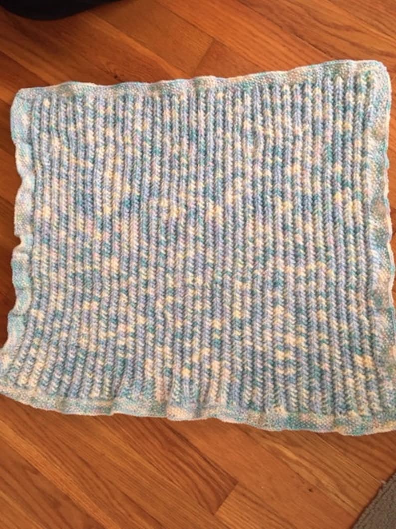Beautiful Pastel Merino Wool Preemie Blanket 17x21 Etsy
