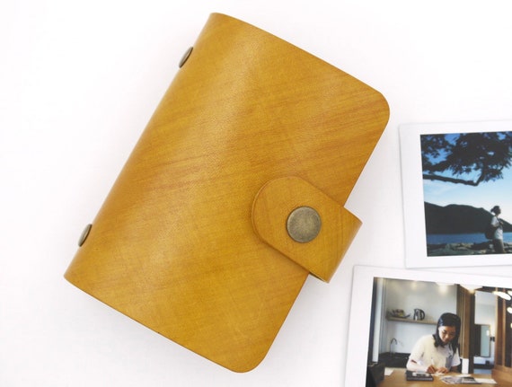 Mini álbum 256 Bolsillos Instax Álbum Para Fotos Polaroid Mini Con 256 Bolsillos - Compatible Con Fujifilm Instax Mini, Polaroid, Kodak - Color Amarillo Mini álbum Instax 256 Bolsillos