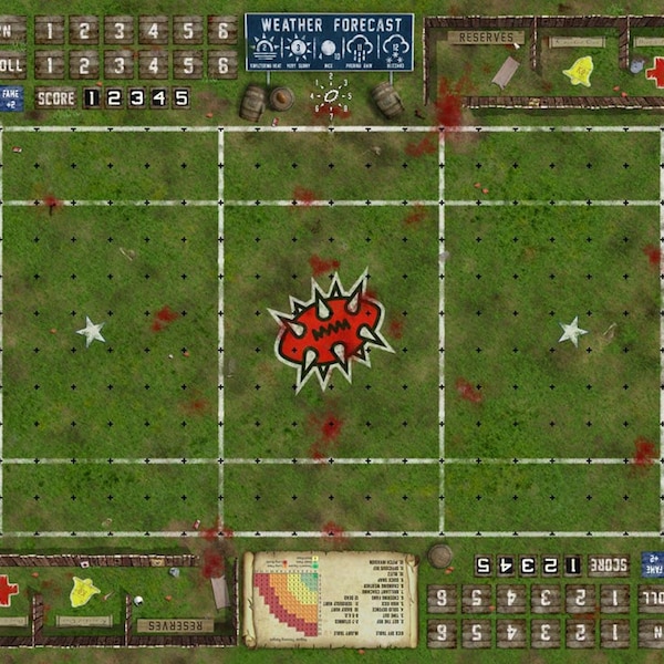 Blood Bowl 7s compatible - Star Pitch