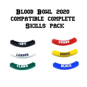 Blood Bowl 2020 Compatible Complete Skills Pack