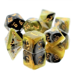 MIX 3 | 4 Color Mix Dnd Dice Set (7) | Dungeons and Dragons (DnD) | 5E
