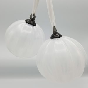 Ornamenti in vetro soffiato a mano (set di 2)
