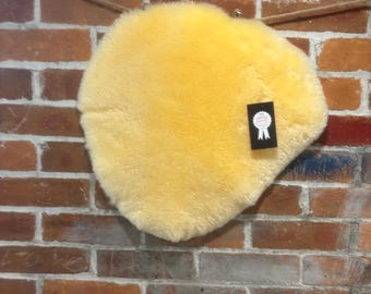 Medical Grade Sheepskin Roundish Shapes: Genuine Woolmark Merino Multipurpose Suede Mats