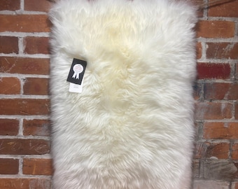 Sheepskin 'XL' Rectangle: Merino Shearling Leather Woolmark Rug, Seat, Pet Mat