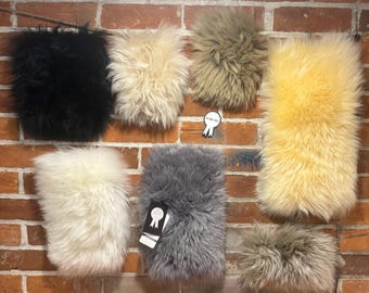 Rectángulos artesanales de piel de oveja: Cortes de piel de oveja Merino Woolmark