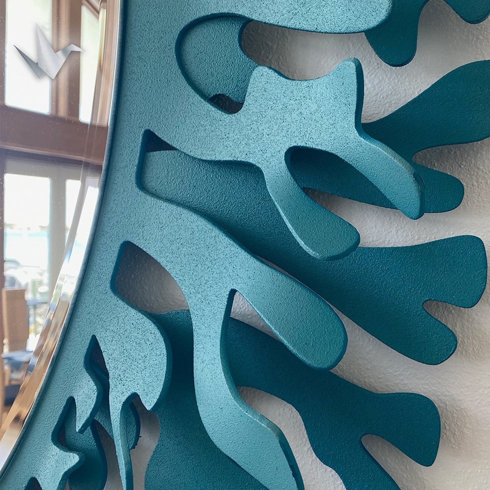 Oval Coral Reef Mirror Etsy