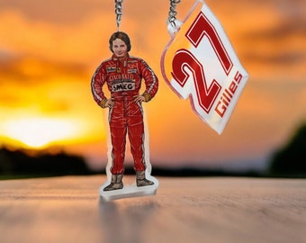 Gilles Villeneuve key ring