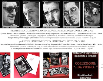 Estampas Retratos Deportes Personalidades