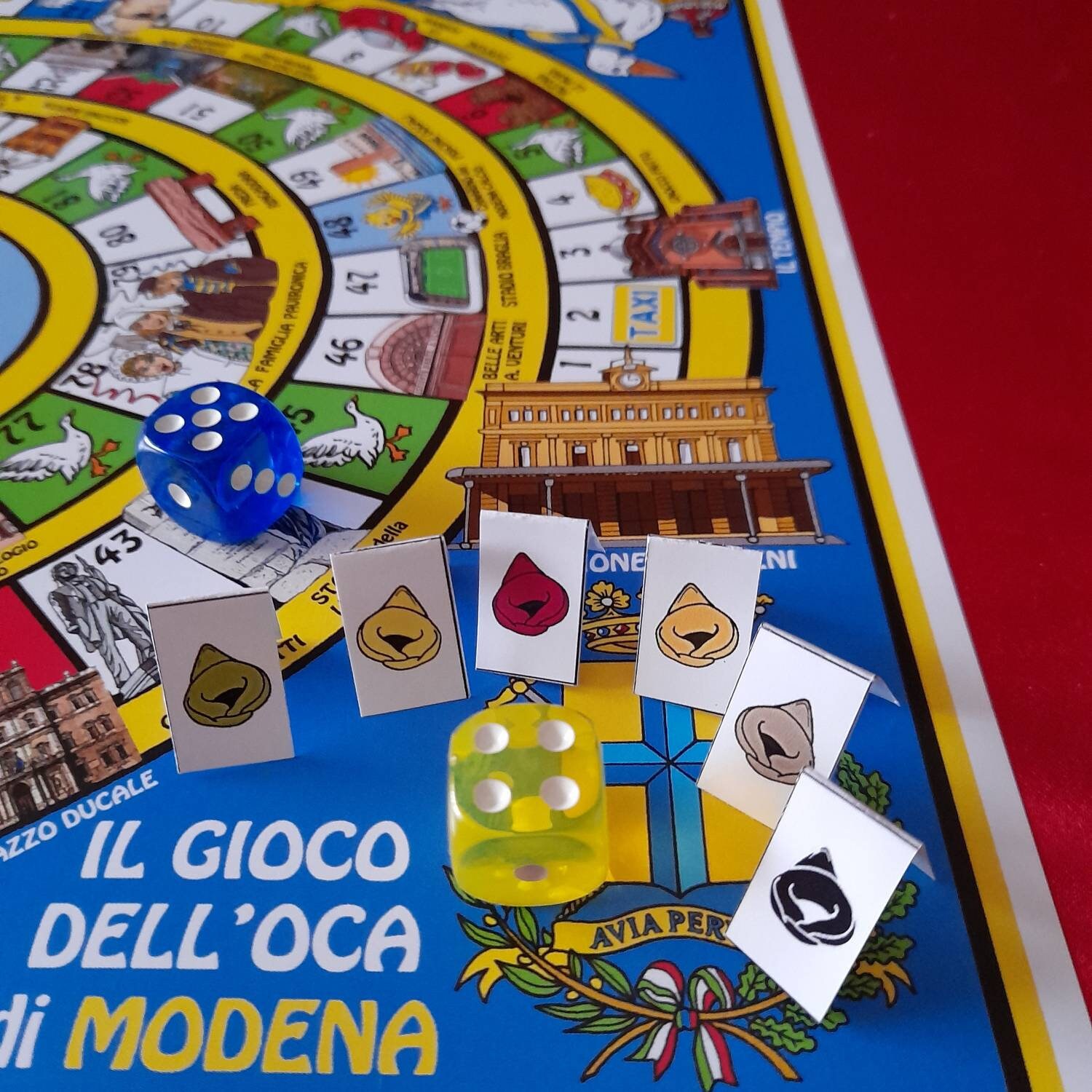 Gioco Dell'Oca Personalizzato Con Foto – Tavolo In Legno Con Dadi E Segnalini (Wanapix) - copertina