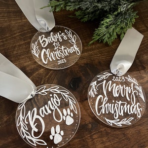 Custom Acrylic Christmas Ornament