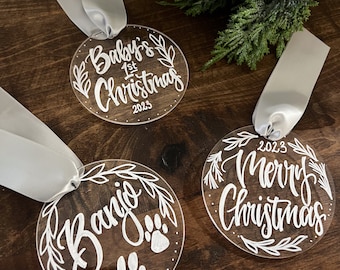 Custom Acrylic Christmas Ornament