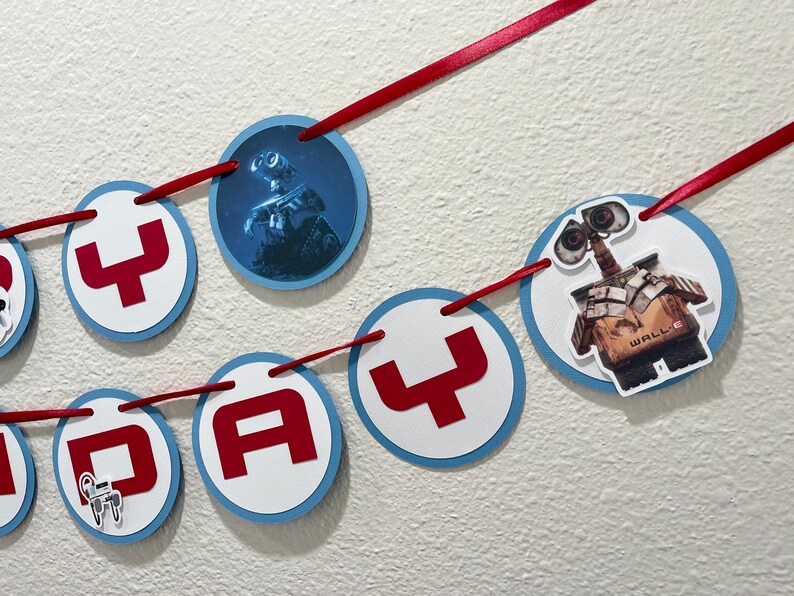 WALLE Birthday Banner/walle Birthday Party Etsy