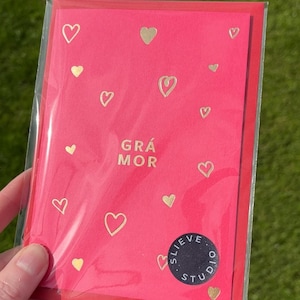 Grá Mor - Irish Gaeilge Valentines card