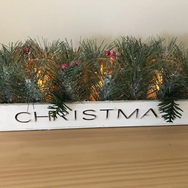 Christmas Tea Light Holder Etsy UK