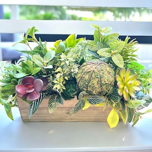 Cactus Decor for Table Decor Green Succulent Gift for Man Home Office Decoration Artificial Succulent Arrangement Plant for Office Decor