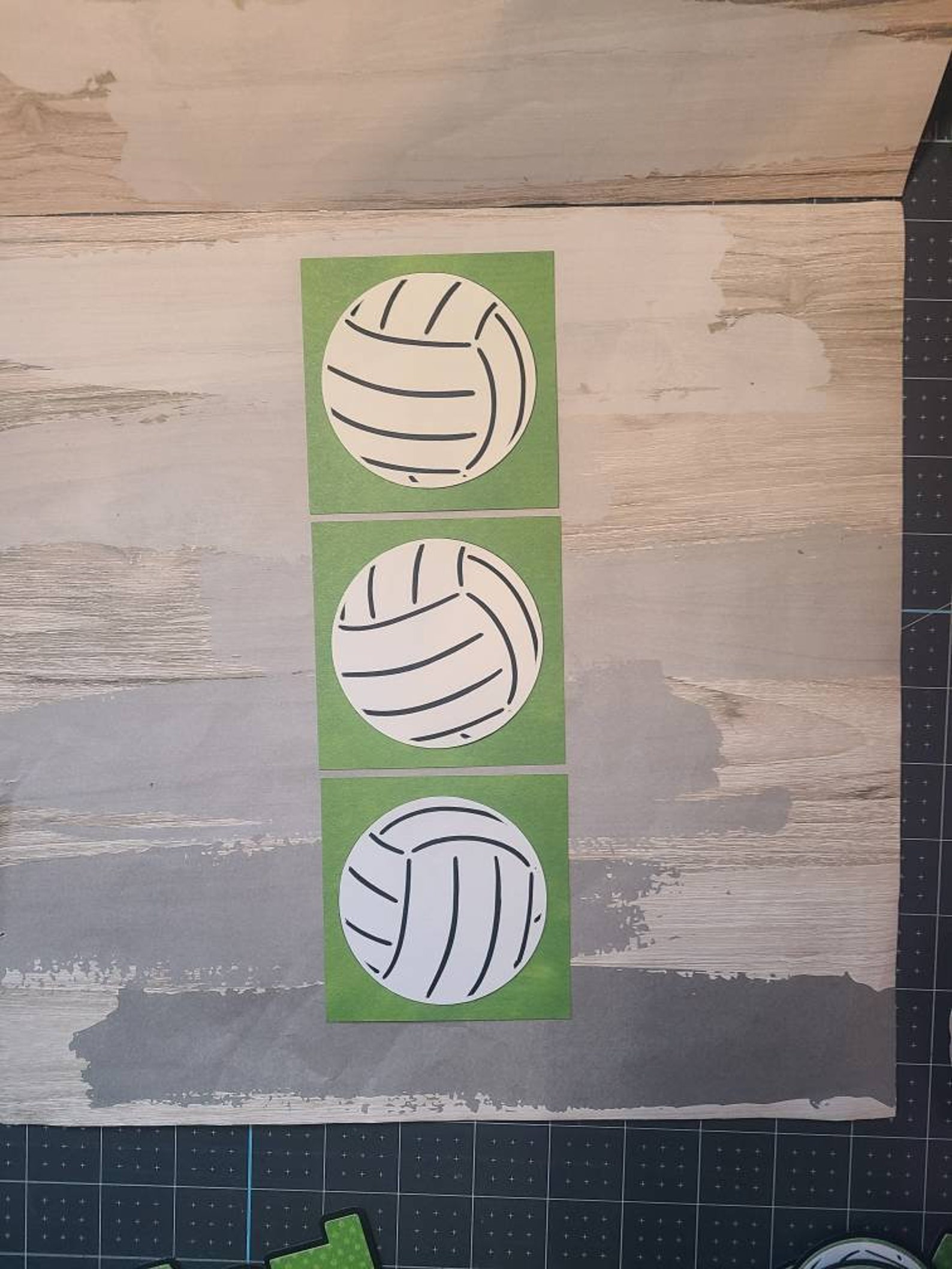 Ace Volleyball Paper Pieced Die Cut Title Set for Scrapbooking Etsy UK