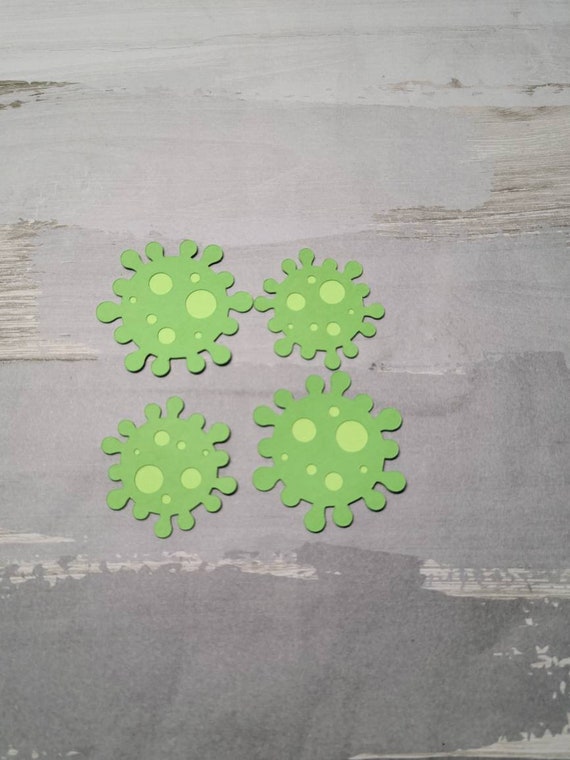 Quarantine Virus Die Cut Set for Scrapbooking Card Making | Etsy