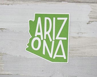 Arizona state travel paper pieced die cut title for scrapbooking, card making, and keepsake items