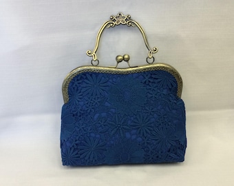 Vintage Chimaki Brocade Lace Patchwork Hand Bag Purse - Etsy