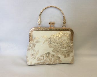 Poudrier De Sac Ancien En Métal Laqué Jaune - Avec Miroir - Dimensions 7 X 7 Cm - Occasion à Restaurer