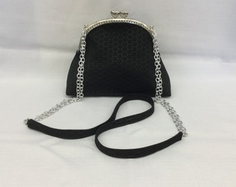 sac de soirée noir et or effet cuir sac de soirée noir et or effet cuir