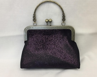 Pochette da donna, borsa da sera scintillante, elegante borsa da donna, borsa a tracolla perfetta per matrimoni, balli studenteschi, Colore oro rosa., Etichettalia unica