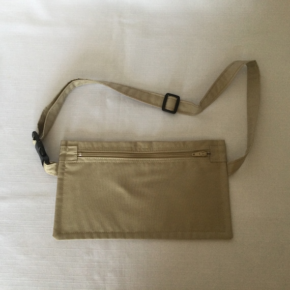 Produktbild von Bauchtasche Flach Unter Kleidung TINYAT Geldgürtel, Diebstahlschutz, Versteckter Reisepass Flache Bauchtasche