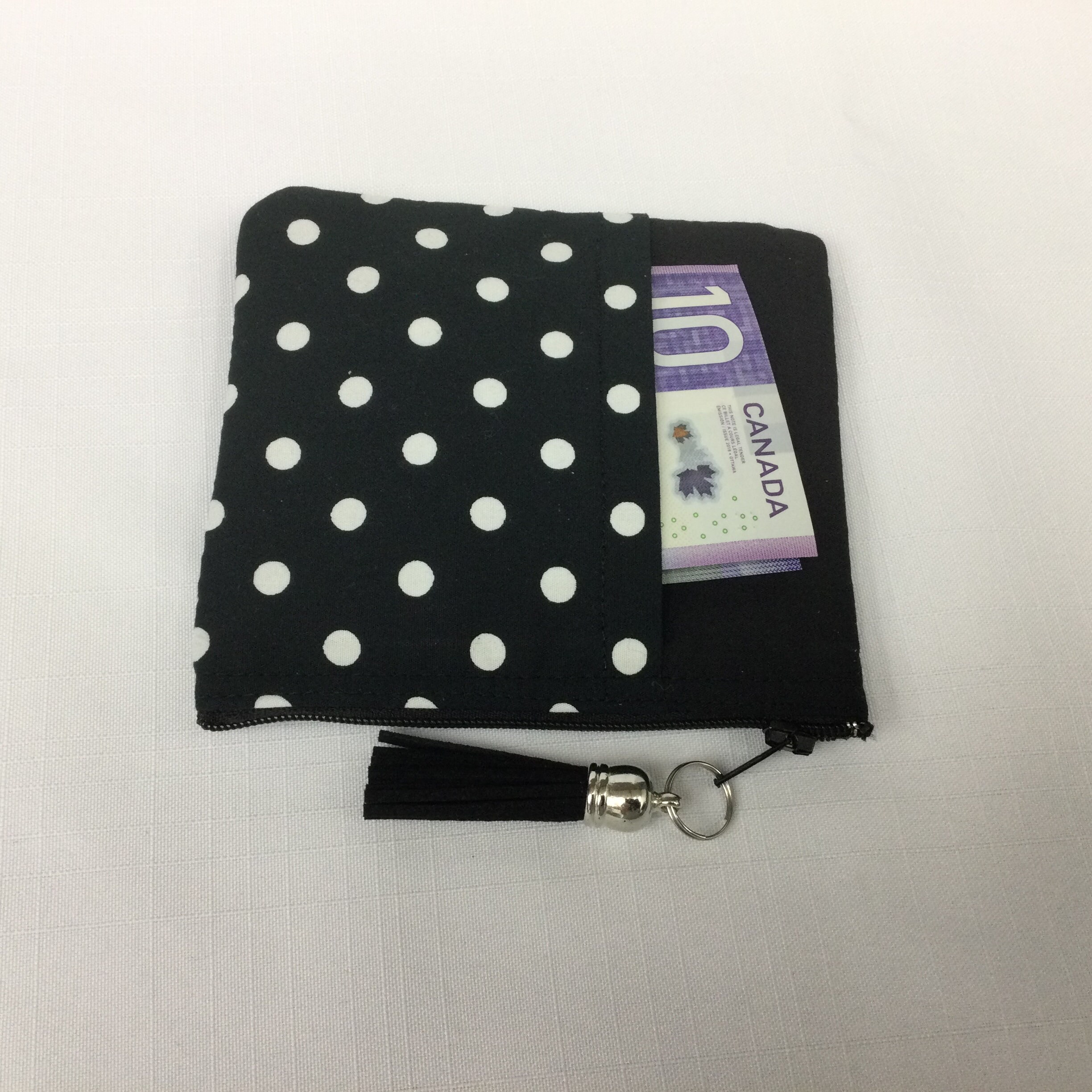 Polka Dot Change Purse & Credit Card Holder/small Wallet