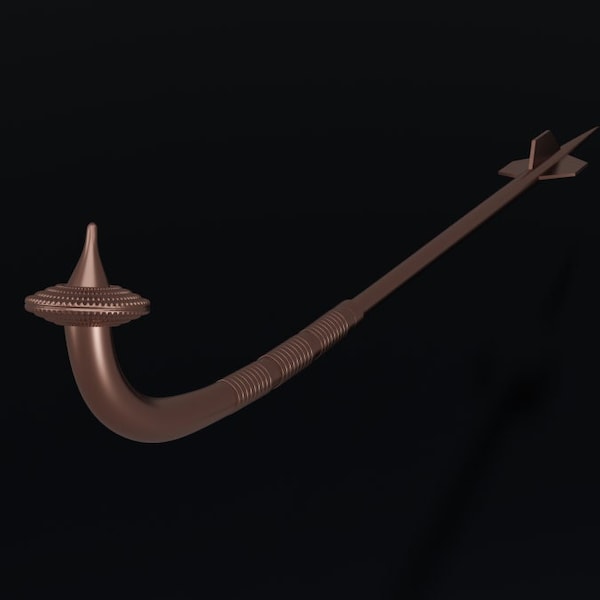 Boba Fett Gaffi Stick Stl Digital File Custom Replica Etsy