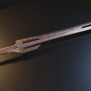 Gamora&#39;s Godslayer blade - STL files for 3D printing - custom replica