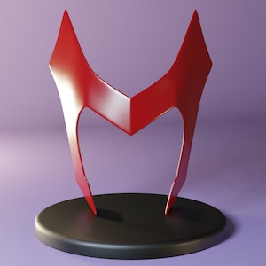 Wanda&#39;s crown - Scarlet witch - Halloween version - custom replica STL digital file