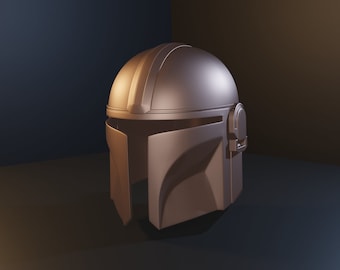 Casco mandaloriano Beskar - modelo 3D - réplica personalizada